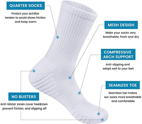 Thumbnail 1 de TANSTC pack de 6 calcetines deportivos de invierno con refuerzo y antiderrapante (tallas 35-38, 39-42, 43-46 y 47-50)