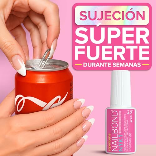 Detalle 2 de NYK1 NailBond: Pegamento para Uñas Postizas Súper Fuerte (8 ml)