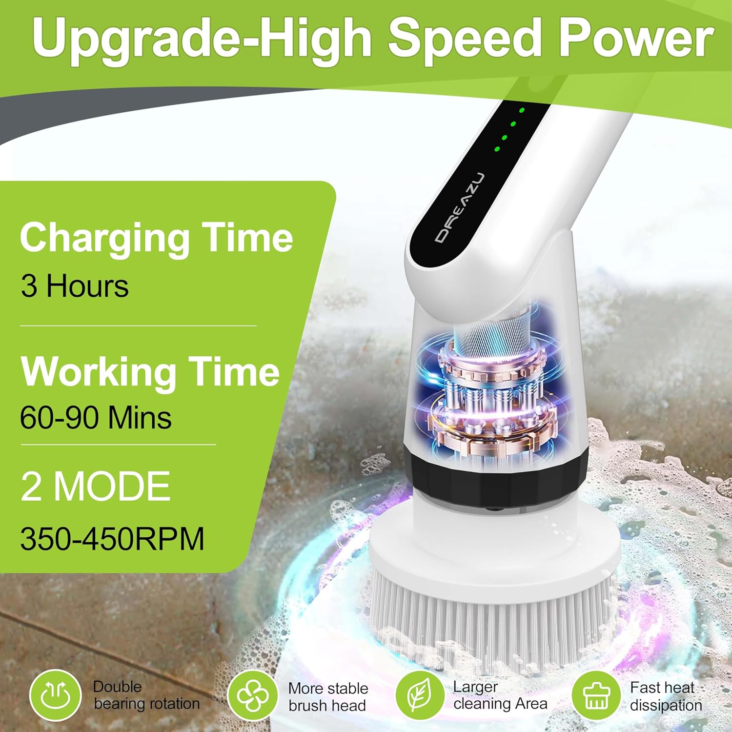 Thumbnail 4 de Dreazu Electric Spin Scrubber 2500mAh 🧽