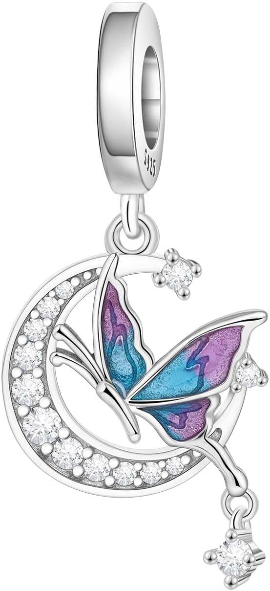 Thumbnail 6 de PANPOKI Charm Anhänger Katze Hund Elefant aus 925 Sterling Silber – Perlen Schmuckanhänger für europäische Armbänder und Halsketten