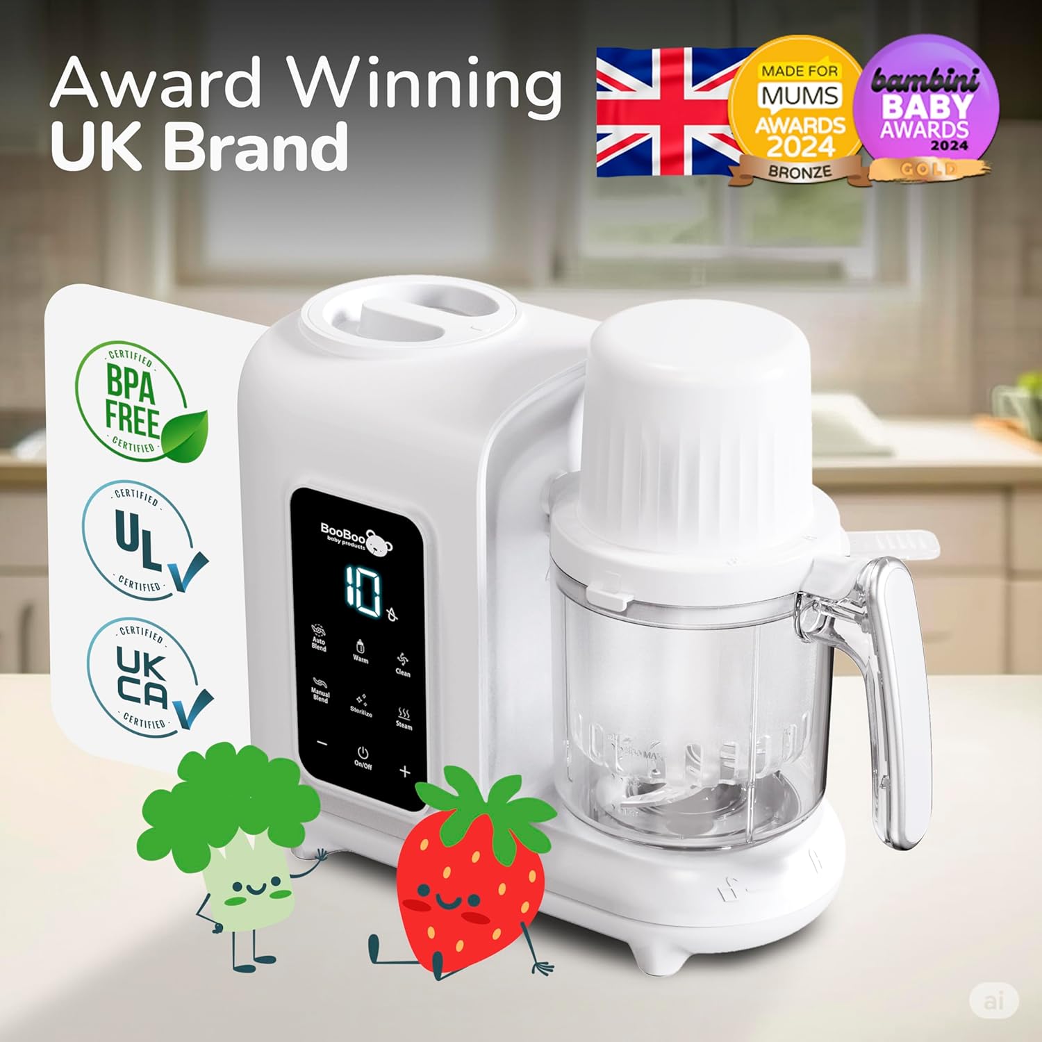 Thumbnail 4 de BooBoo PuréePro 5 in 1 Baby Food Maker 🍽