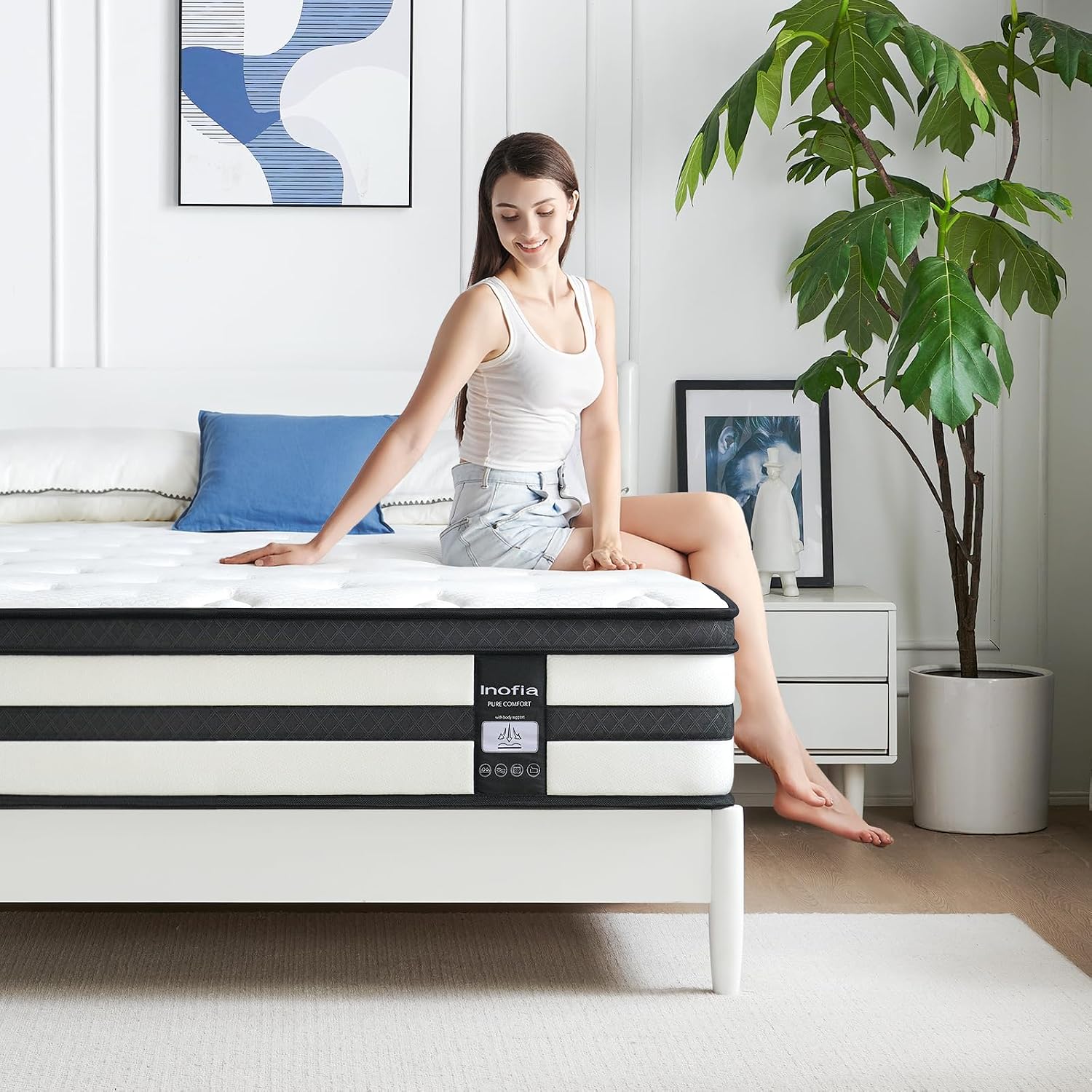 Thumbnail 1 de Inofia Double memory foam hybrid 4FT6