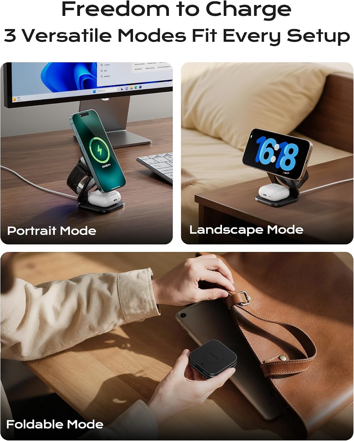 Detalle 2 de KU XIU X40 Turbo 25W magnetic charger