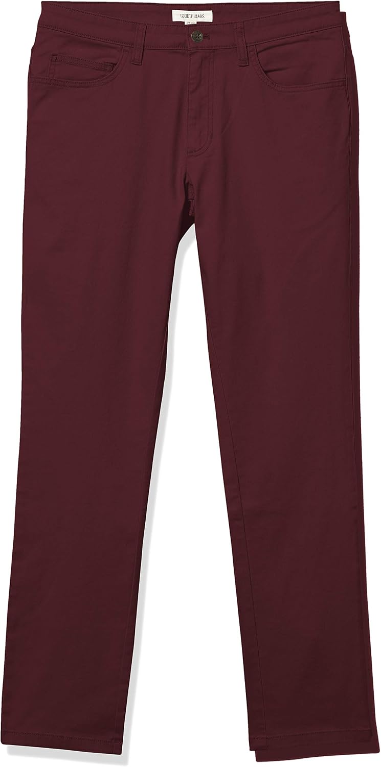 Thumbnail 1 de Amazon Essentials Men's Skinny-Fit 5-Pocket Comfort Stretch Chino Trousers