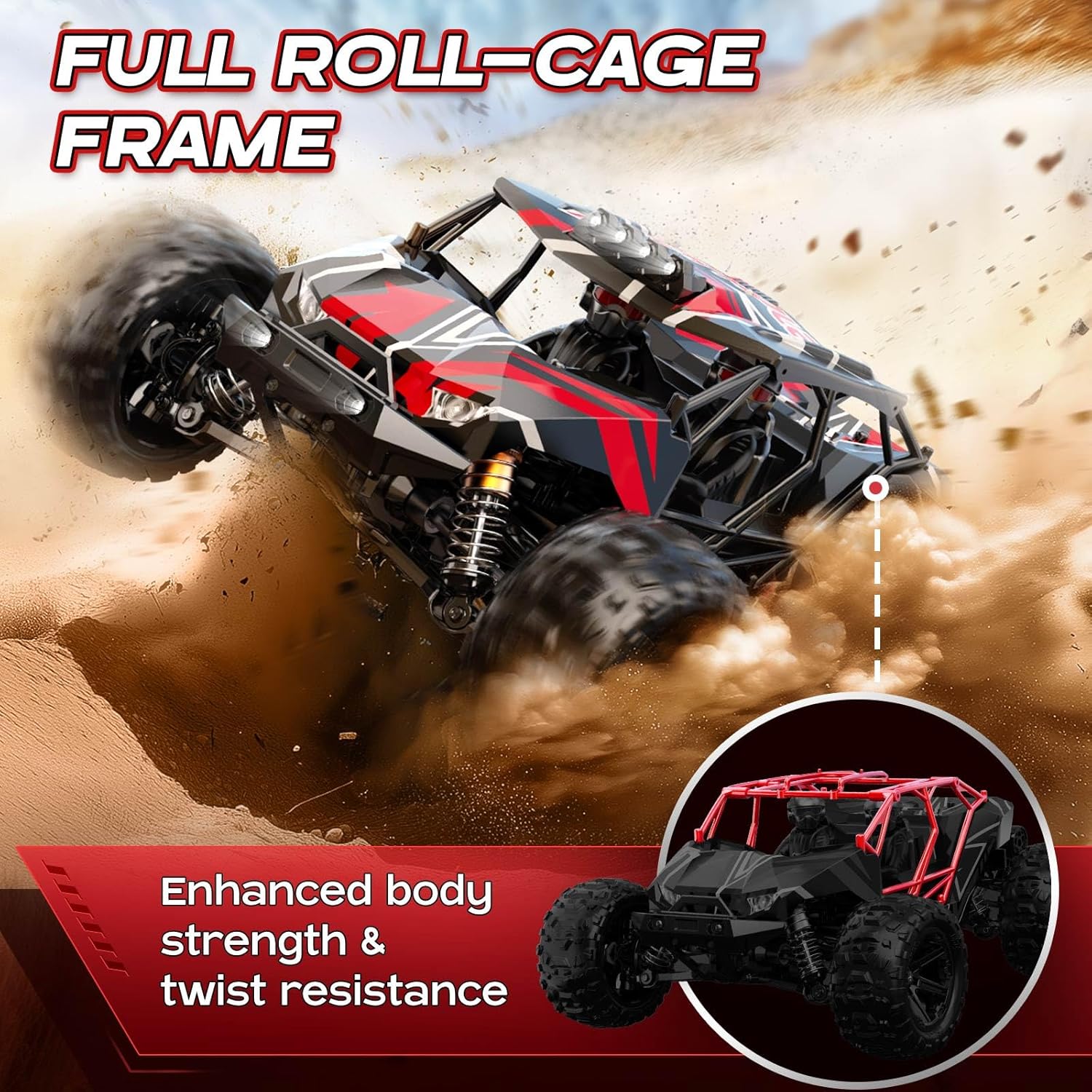 Detalle 2 de Womaqu RC Truck 1:14 70 km/h 3S