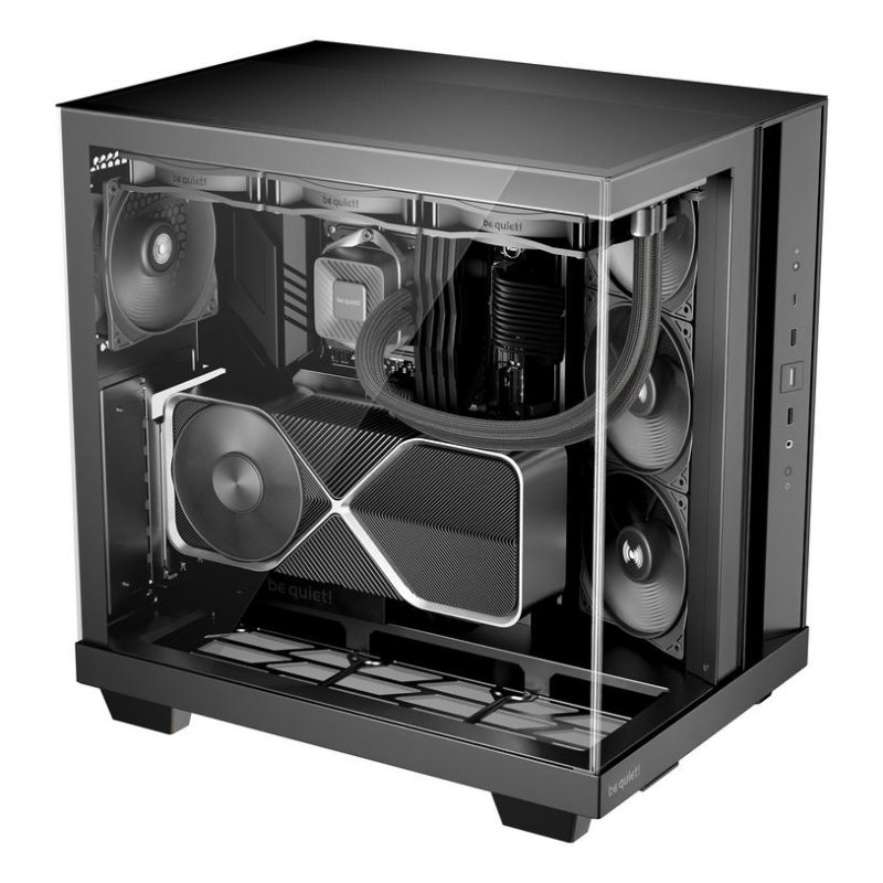 Detalle de be-quiet Light Base 500 para gaming ATX