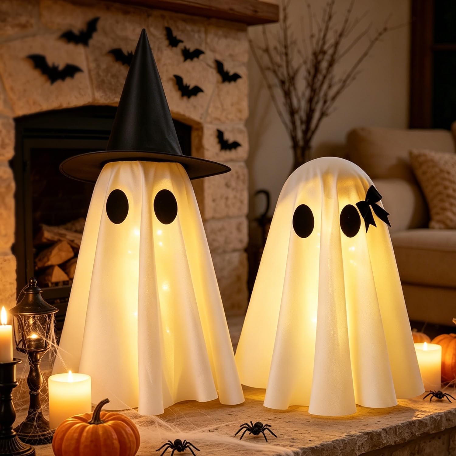 Thumbnail 6 de Light-Up Ghost Decorations Set of 2