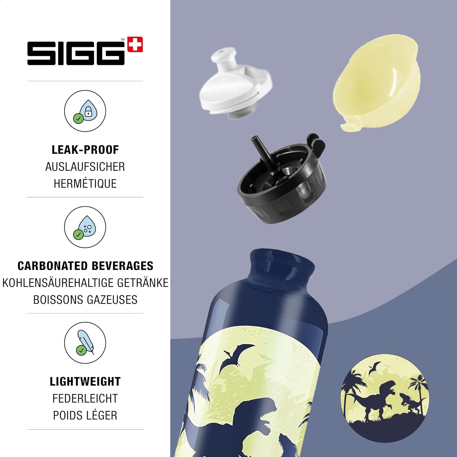Detalle de Sigg Alu Trinkflasche KBT 0,4 L đ„€