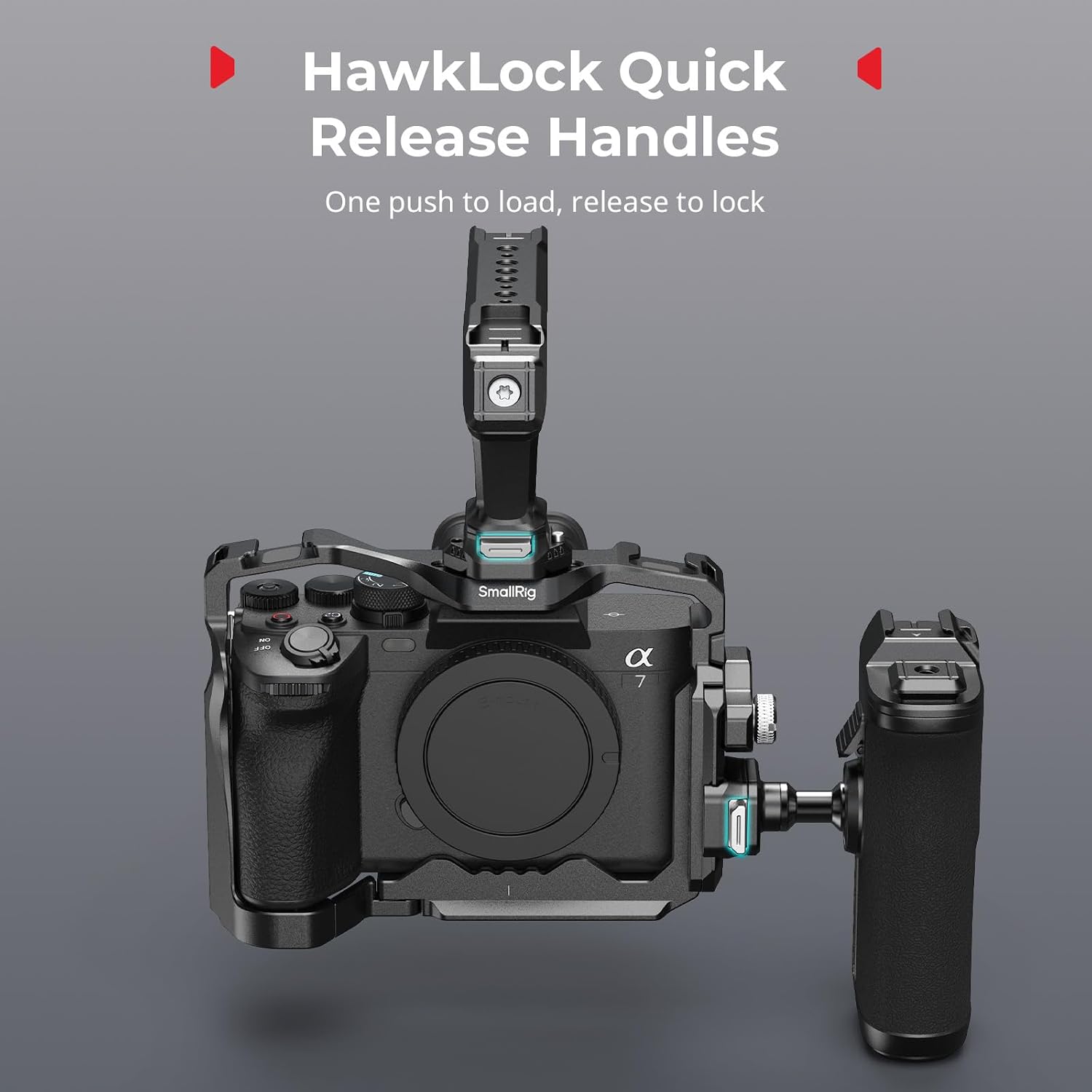 Thumbnail 2 de SMALLRIG HawkLock Quick Release Cage Kit for Sony Alpha A7 V / A7R V / A7 IV / A7S III