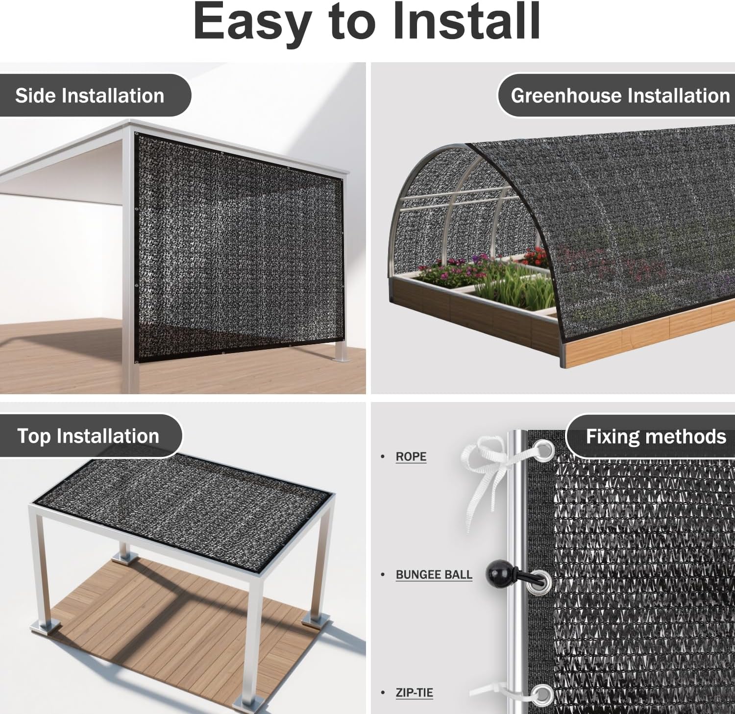 Detalle 1 de SUNNY GUARD Shade Cloth 13 x 16.5 ft