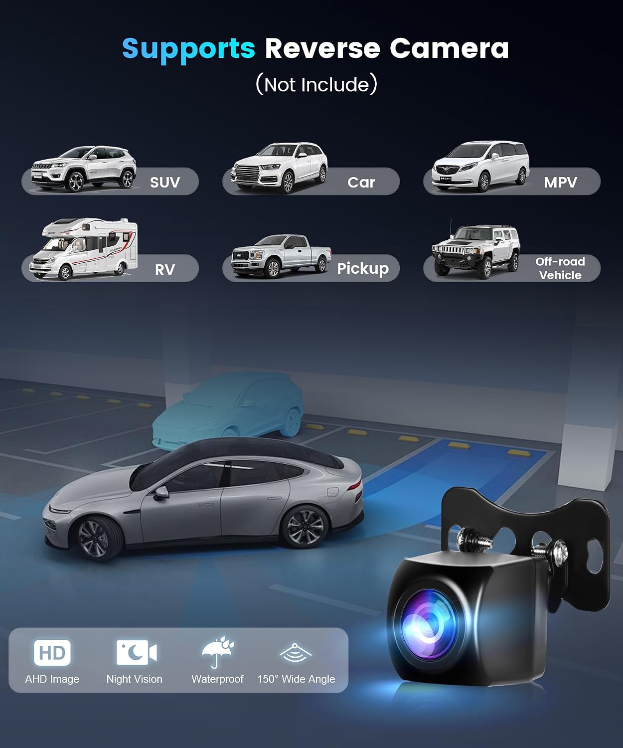 Thumbnail 6 de Podofo Autoradio CarPlay 10,26 pouces