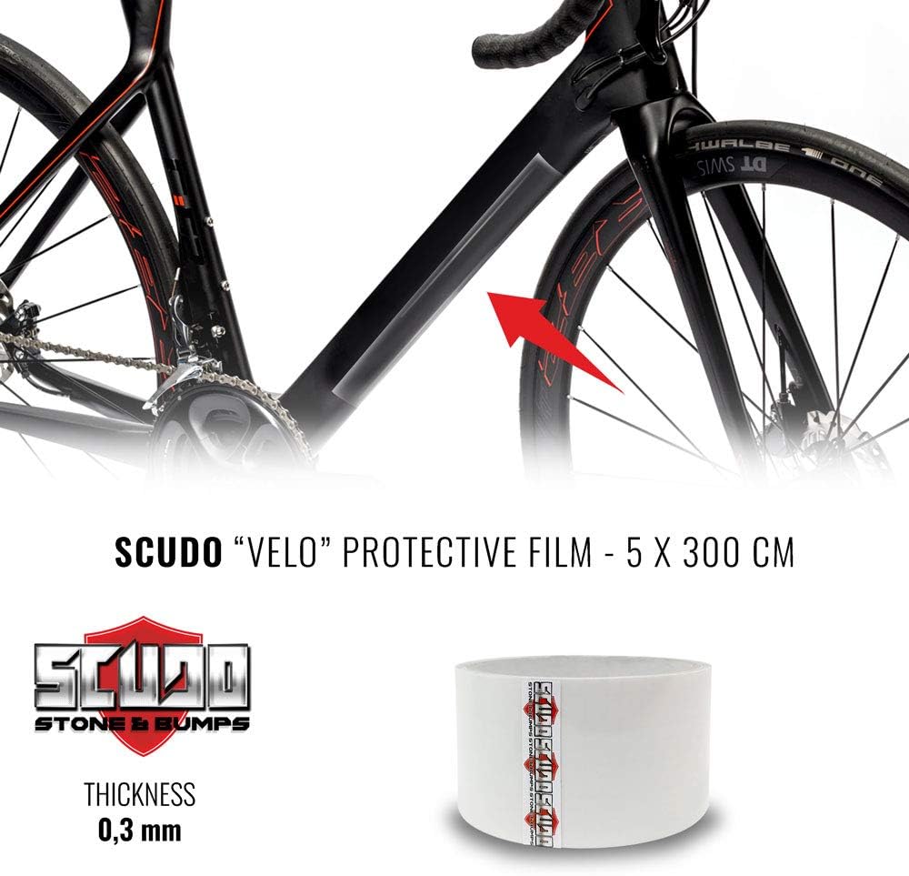 Thumbnail 1 de Rouleau Adhésif Scudo Roll pour Protection Vélo – 5 x 300 cm, Transparent