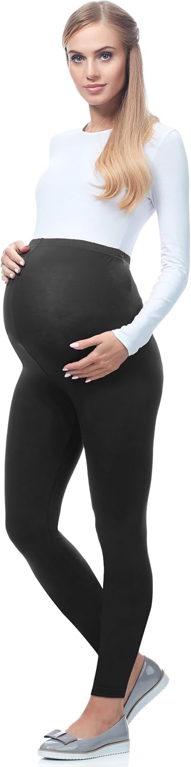 Detalle de Be Mammy Leggings Premaman Donna BE-1123: comodi e traspiranti per l’attesa