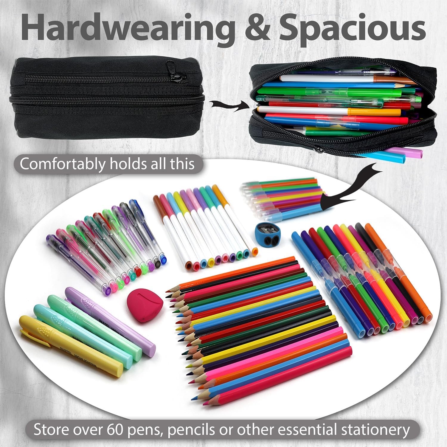 Thumbnail 4 de Fashionstationery.com Pencil Case 21x7x9.5cm 📚