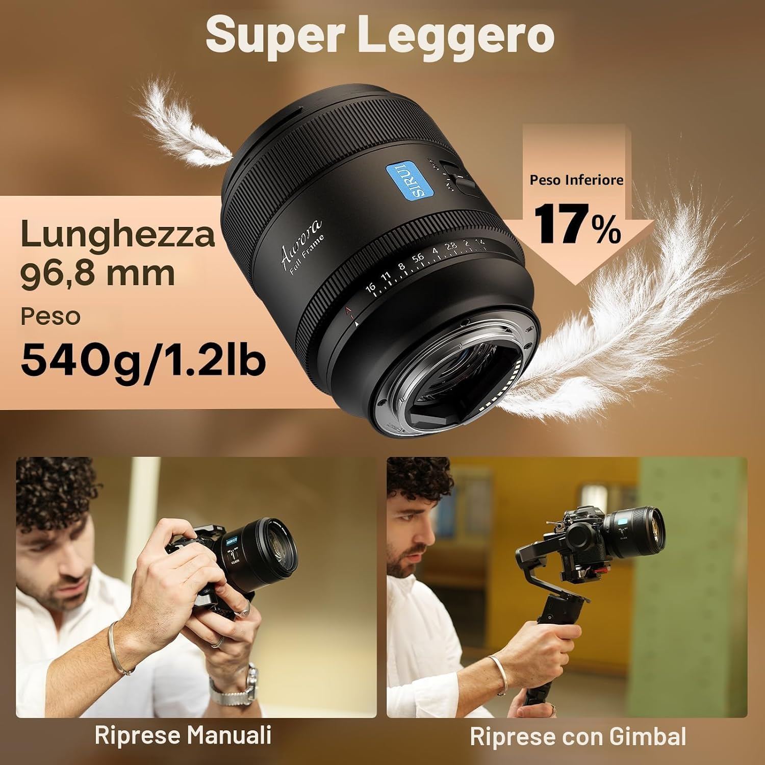 Thumbnail 5 de SIRUI Aurora 85mm F1.4: ritratto full-frame con AF rapido per Sony E-mount