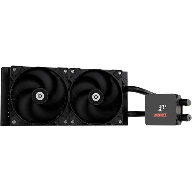 Detalle 2 de Enermax Liqmax IV 240 mm: refrigeración líquida AIO para CPU con control PWM y display app