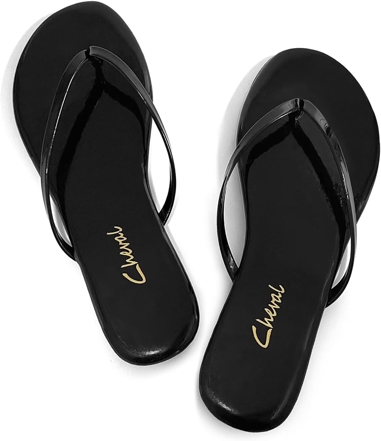 Thumbnail 6 de Women's Flat Leather Flip-Flops, Dressy Thong Sandals for Summer