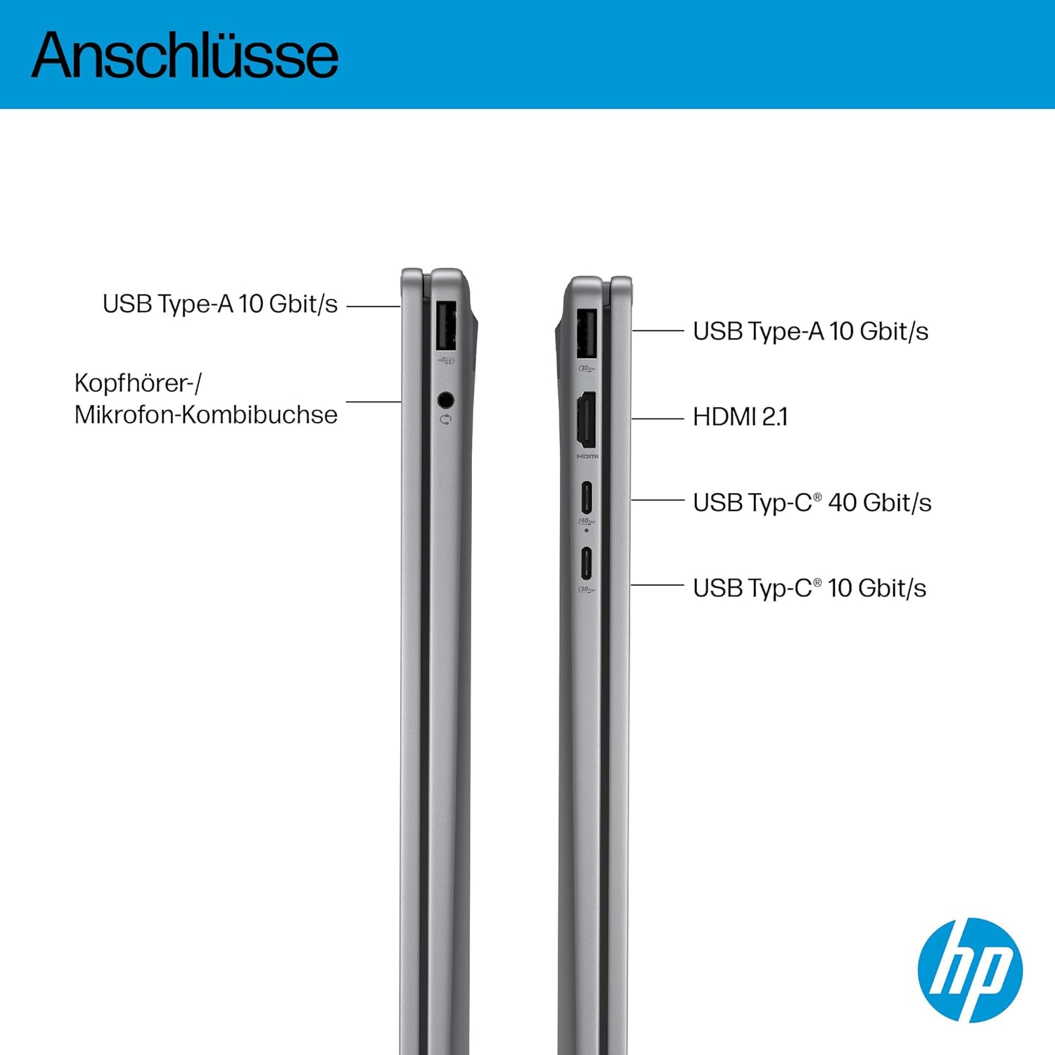 Thumbnail 3 de HP OmniBook X Flip 2-in-1 mit AMD Ryzen AI 5 340, dedizierter NPU (50 TOPS) und 16-Zoll Touch-Display