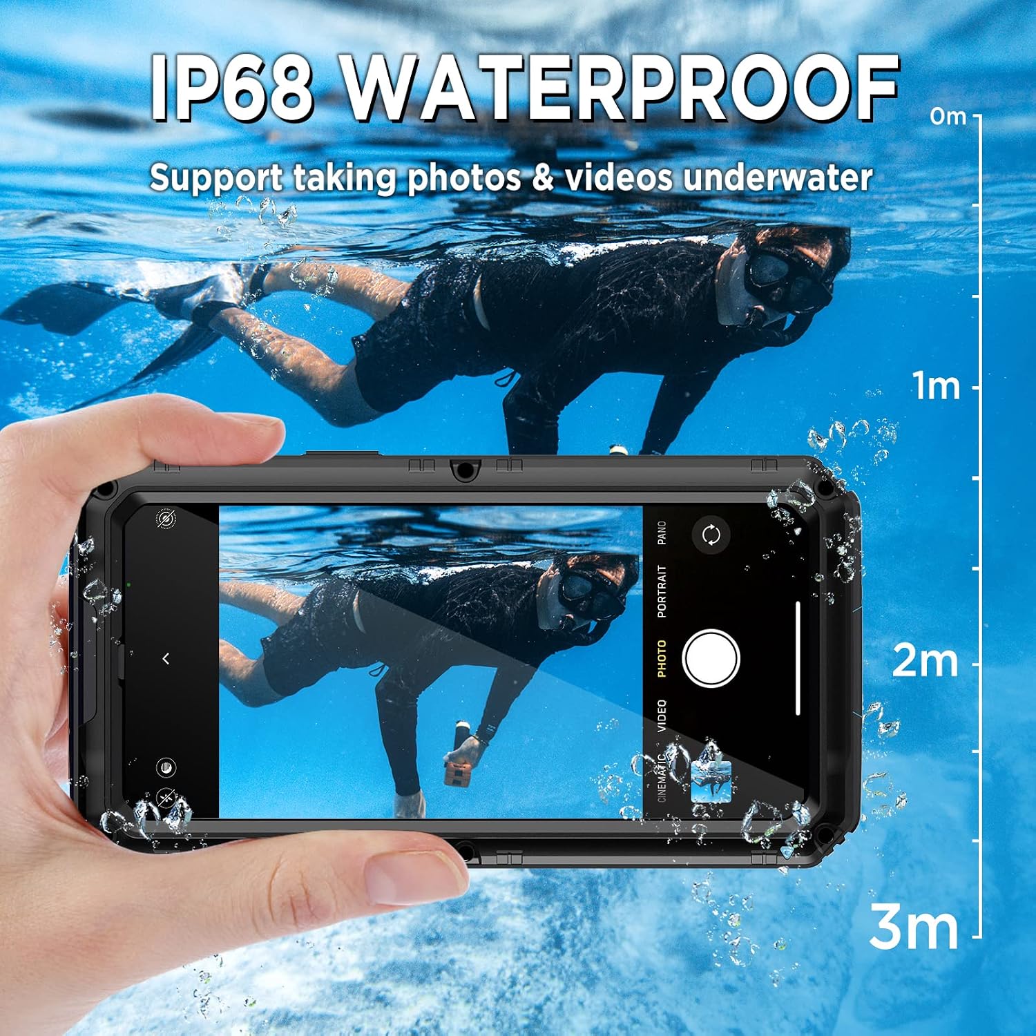 Thumbnail 2 de Beeasy iPhone 14 Case: Waterproof, Heavy-Duty 360° Protection (Camo)