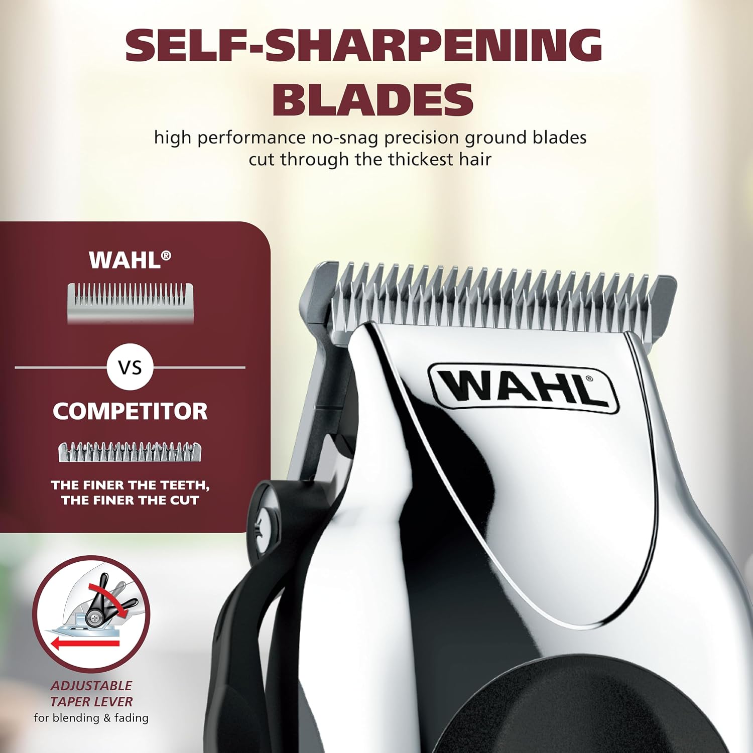 Detalle de Wahl 79524 Deluxe Chrome Pro 25-piece kit