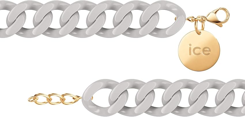 Thumbnail 4 de ICE Jewellery Chain bracelet Pulsera malla rosa XL con medalla de oro