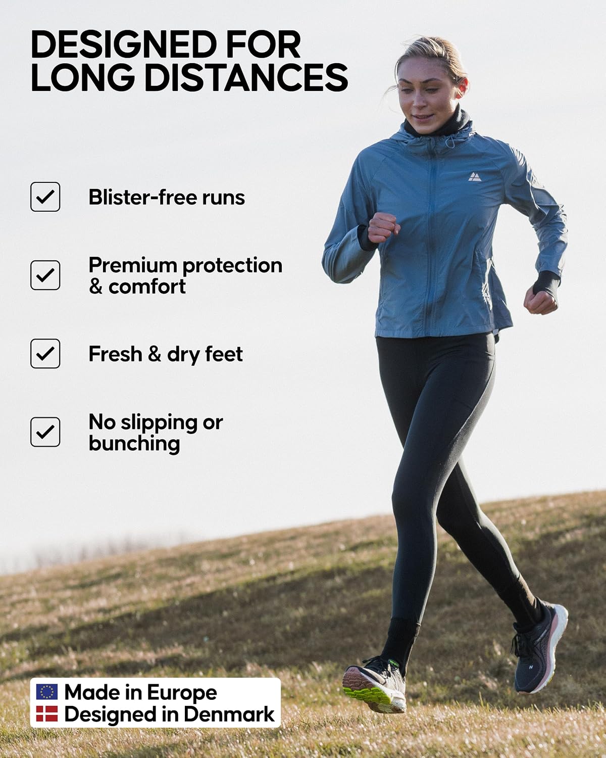 Detalle de DANISH ENDURANCE Running Socks 3-Pack