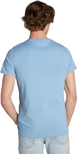 Thumbnail 1 de Tommy Jeans T-Shirt da Uomo Slim Fit Westside Blue XS – originale e sostenibile