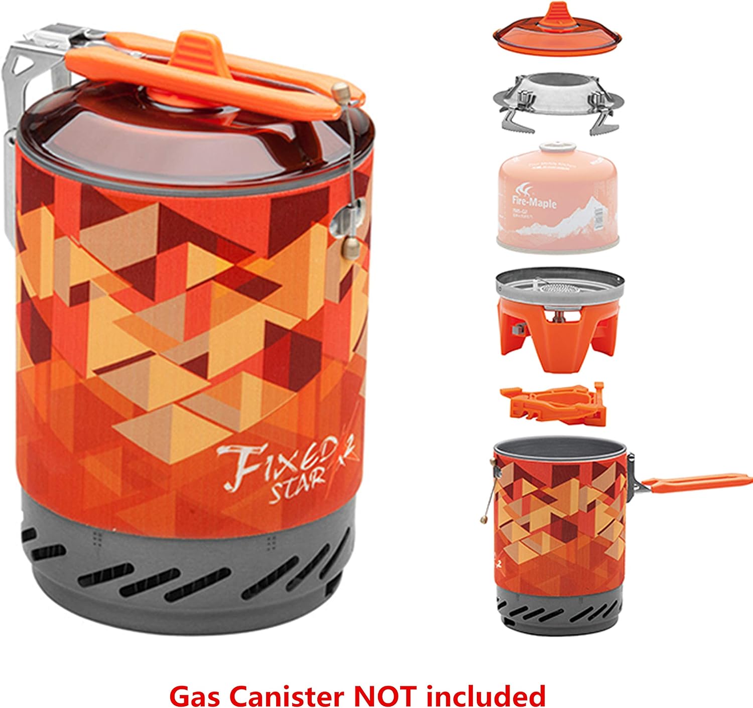 Detalle 2 de Fire-maple FMS-X2 Personal Cooking System for Outdoor Activities