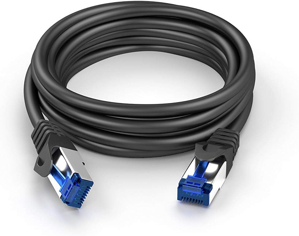 Thumbnail 6 de KabelDirekt 10Gbps Ethernet & LAN Network Cable (RJ45) – 10m, black/silver