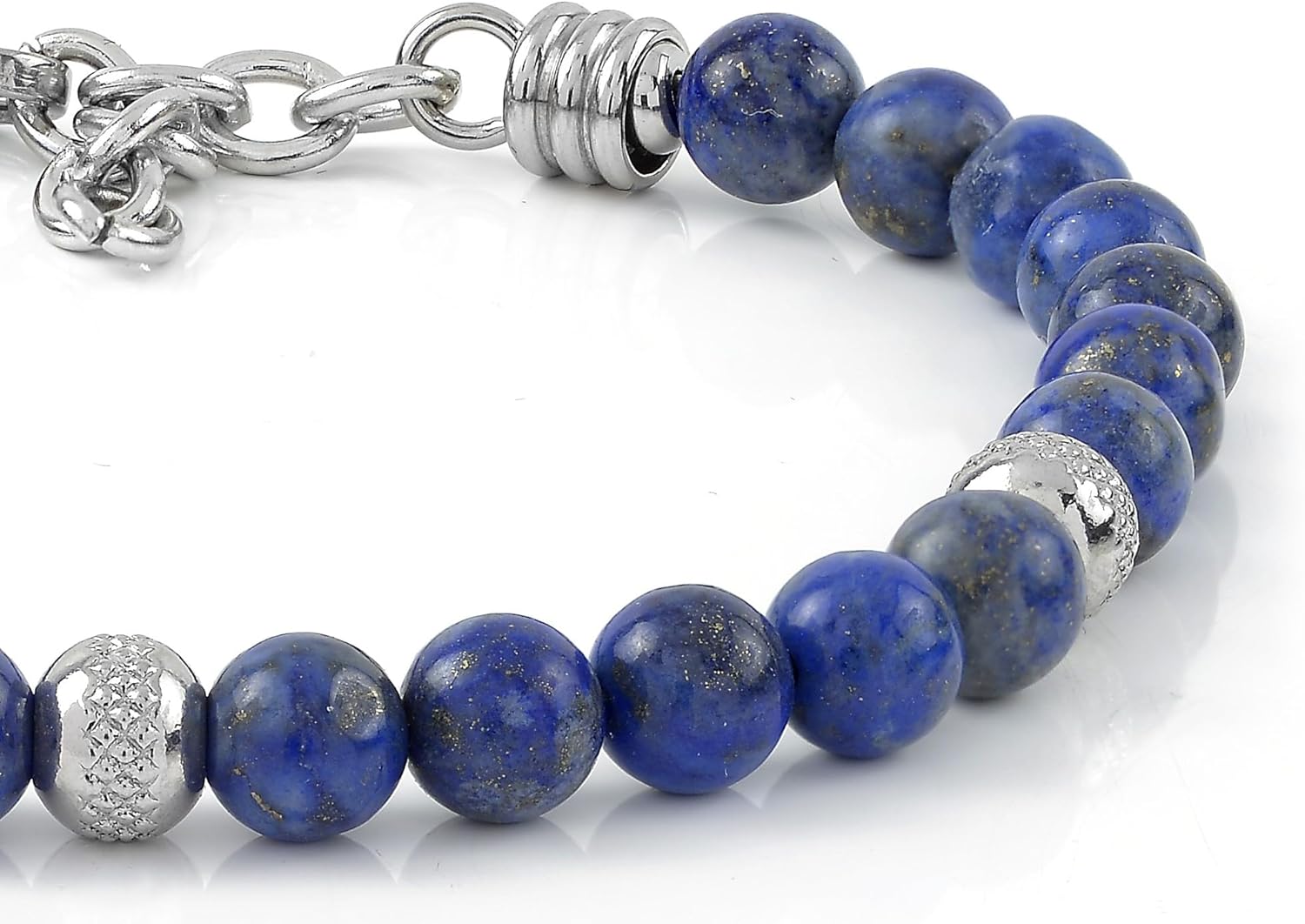 Detalle 2 de 10:10 Bracciale Lapislazzuli 6 mm 🪄