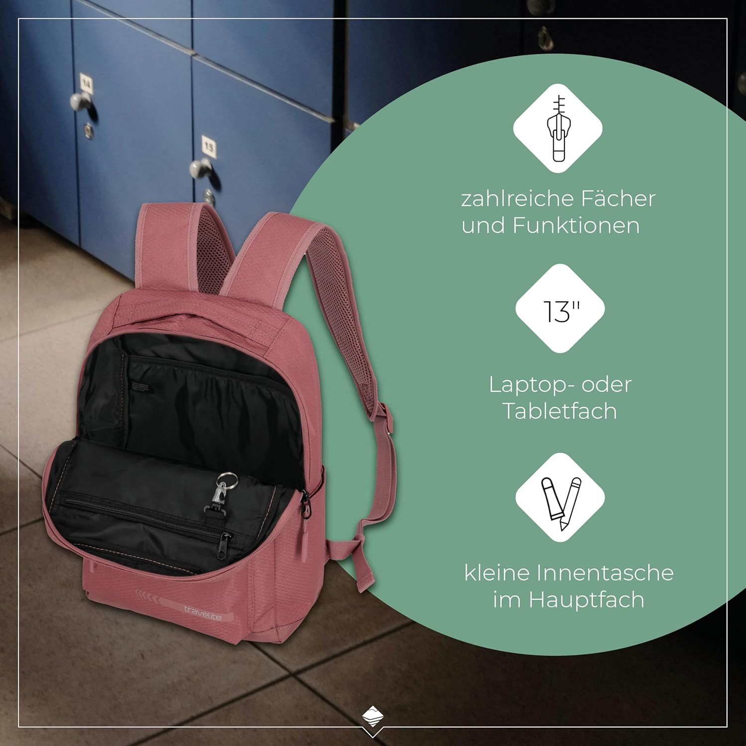 Thumbnail 4 de Travelite Handgepäck Rucksack KICK OFF 17 l