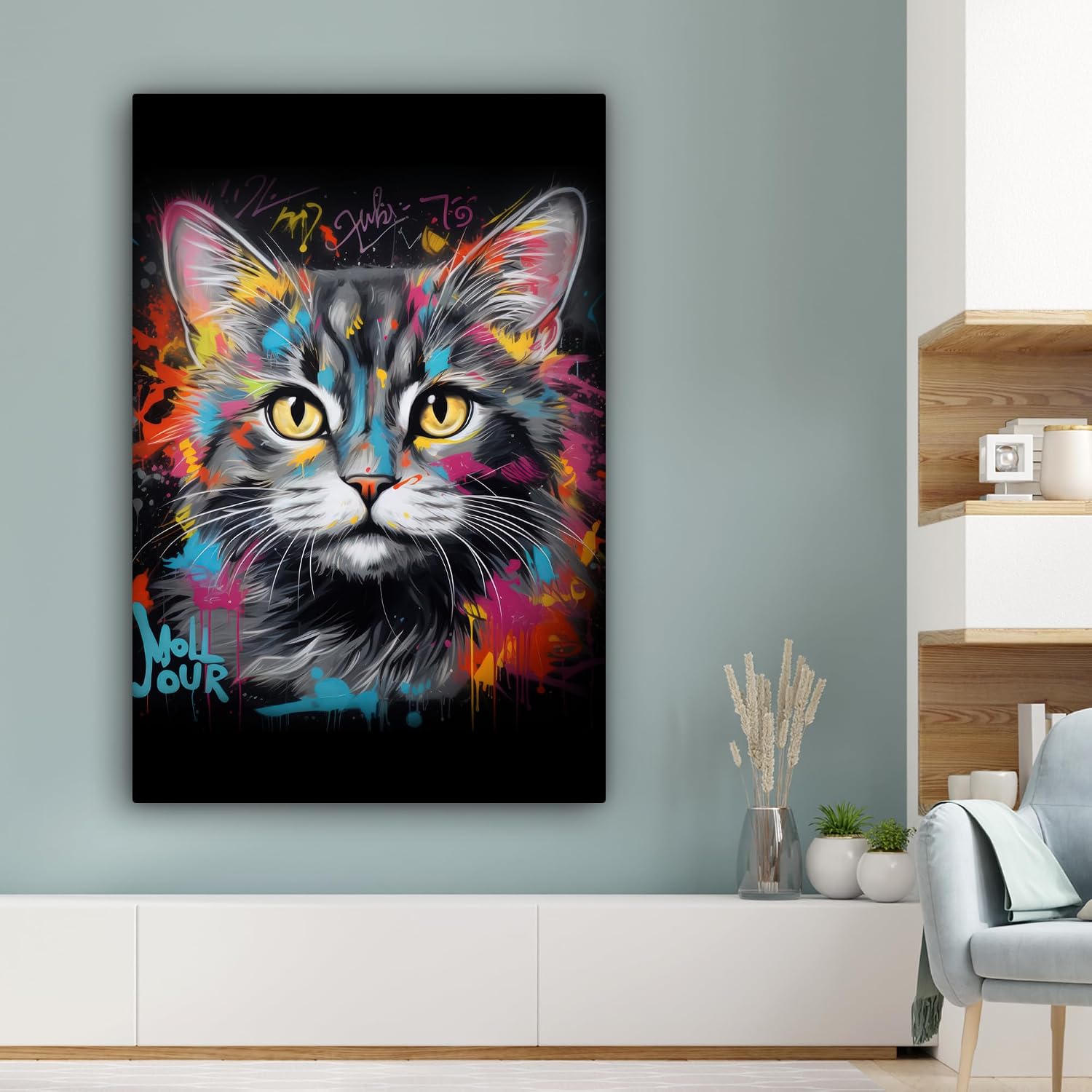 Thumbnail 4 de MuchoWow Impression sur Toile 80x120 cm
