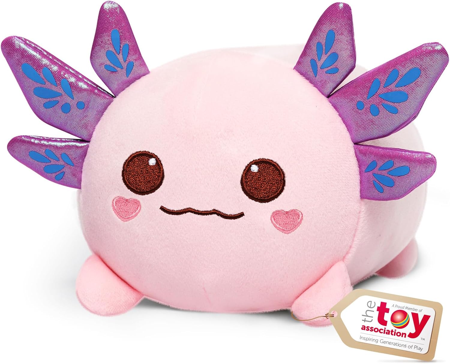 Detalle de Mewaii 16" Soft Pink Axolotl Plush Pillow