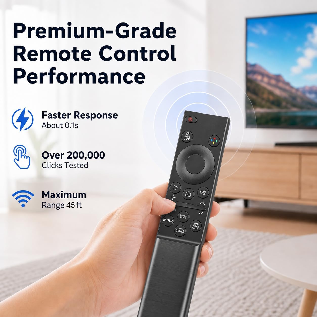 Thumbnail 4 de Liokoc BN59-01388A Universal Samsung TV Remote, Infrared with App Shortcuts