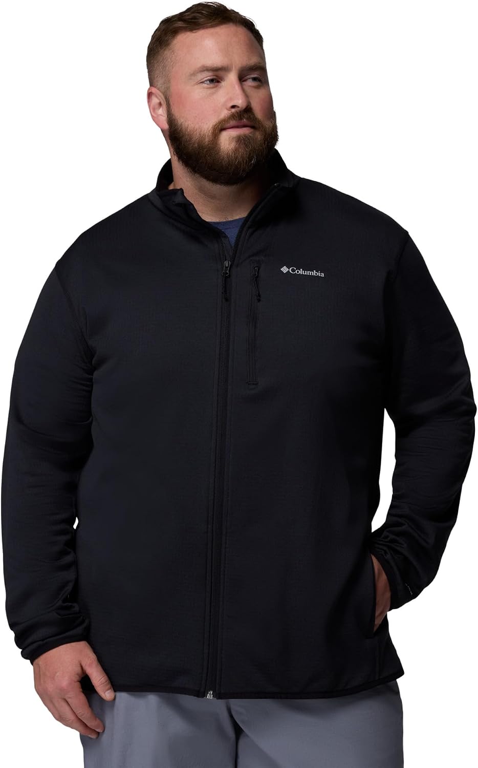 Detalle de Columbia Essential Hike Grid Fleece Full Zip