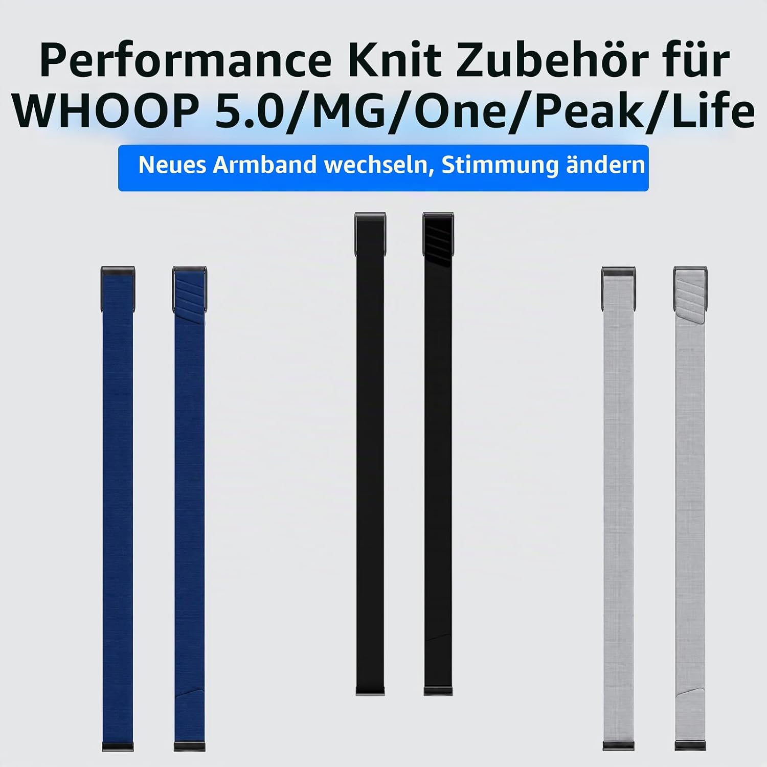 Detalle de BBAMEN CoreKnit Bizepsband aus Nylon, atmungsaktiv und verstellbar