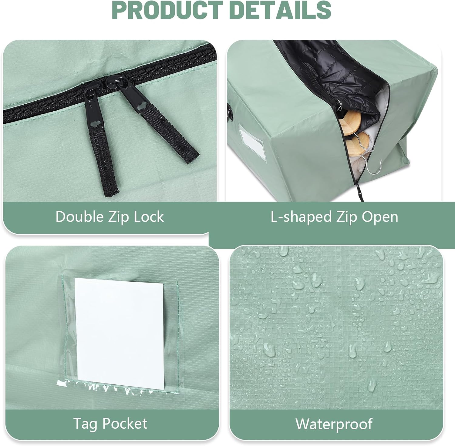 Thumbnail 2 de Dntorx 4 Pack 120L heavy duty moving bags