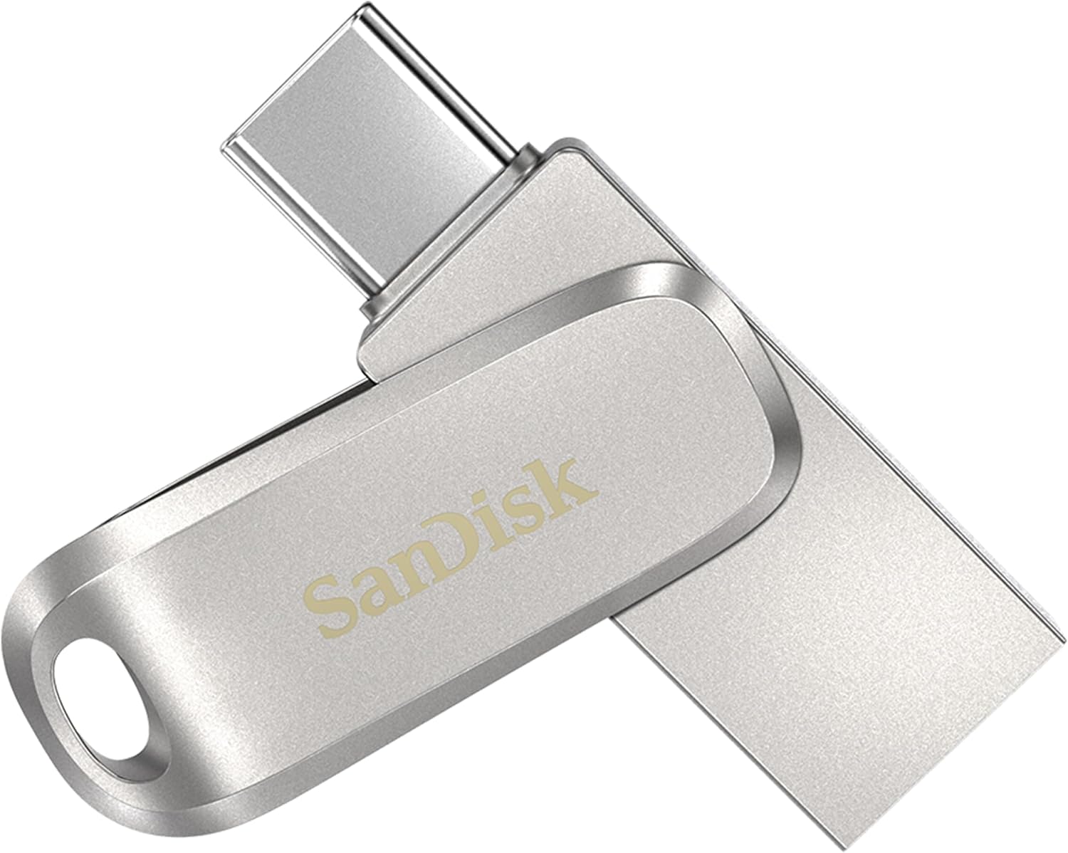 Detalle de SanDisk Ultra Dual Drive Luxe 256 GB – USB-C & USB-A Speicherstick für Smartphone, Tablet und Mac
