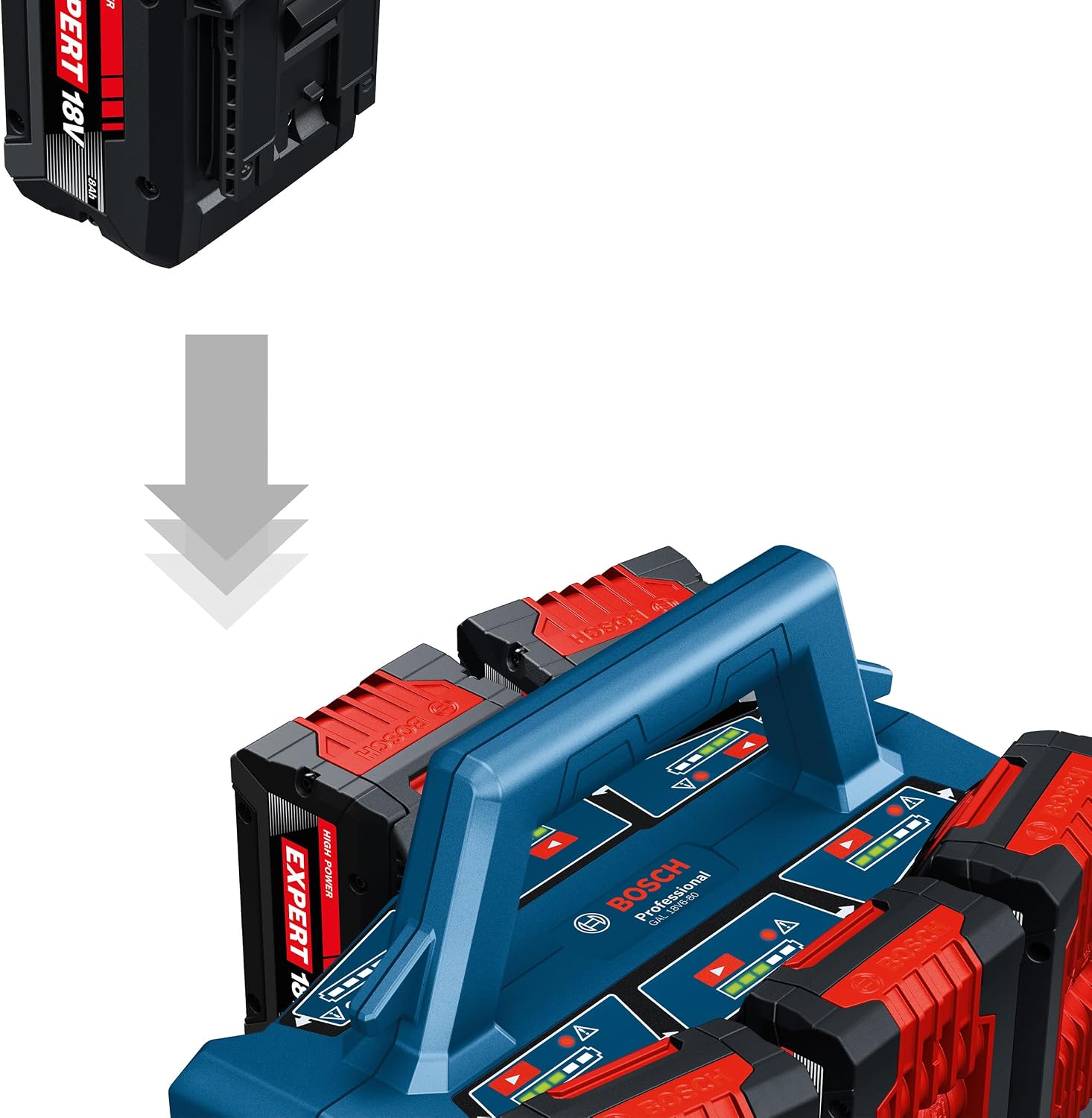Detalle 2 de Bosch GAL 18V6-8 chargeur 8 A 🔌
