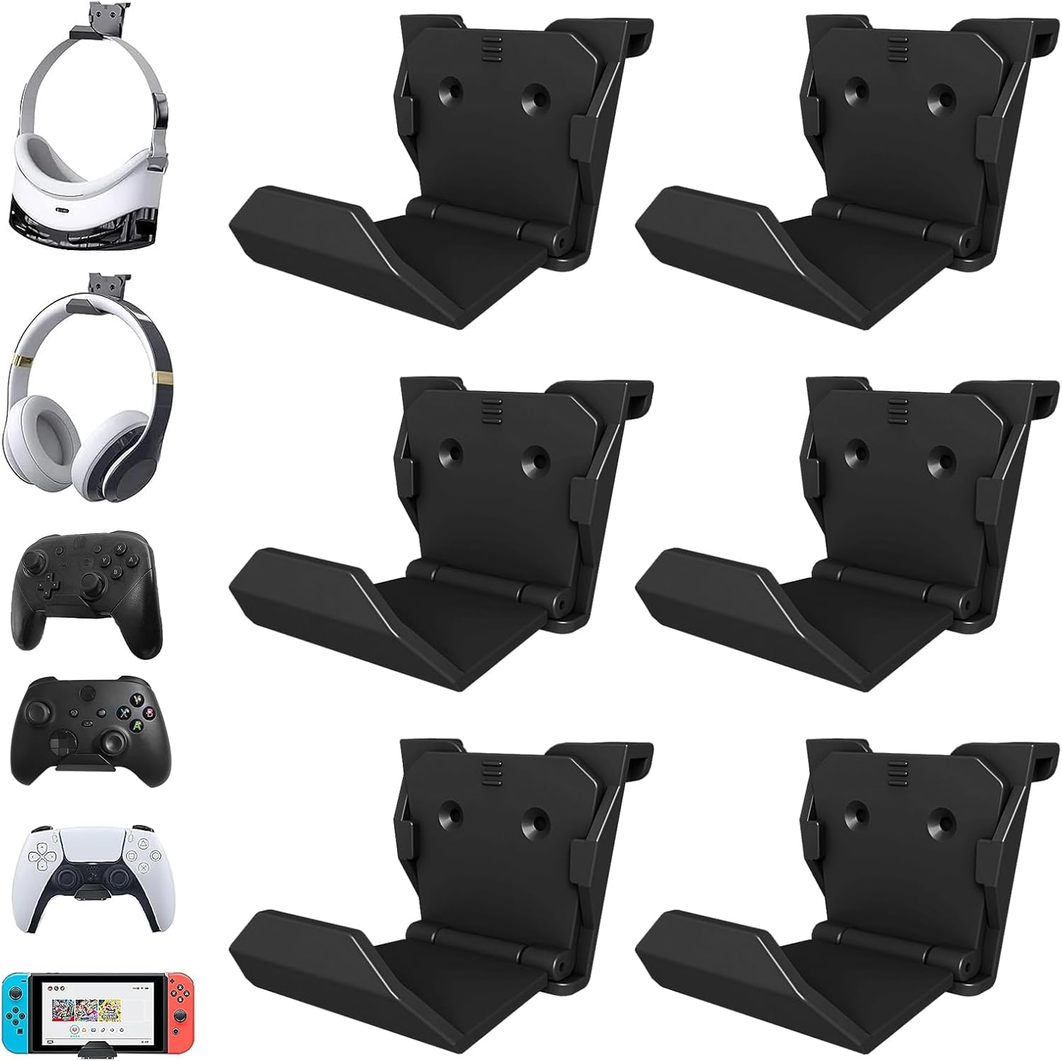 Detalle de HLRAO 6 Pack Controller Wall Mount Holder for Controllers
