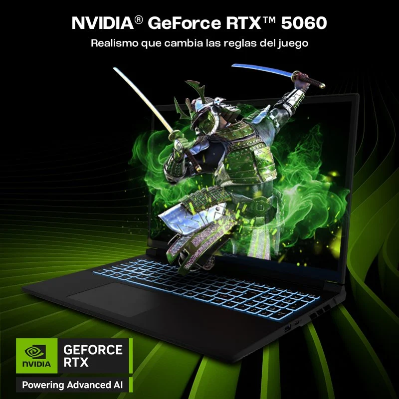 Detalle de pccom-pccom Revolt 5060 Gaming Laptop i7, RTX 5060