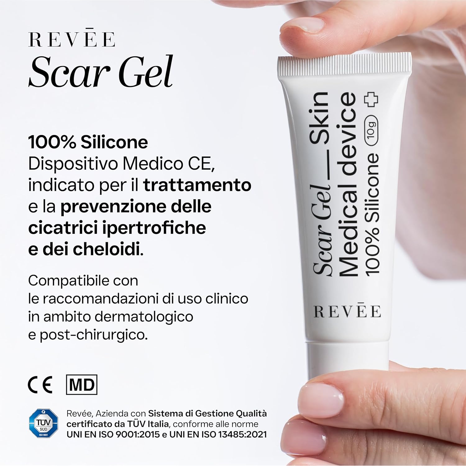 Thumbnail 2 de REVÉE Scar Gel 10g: Gel al Silicone al 100% per cicatrici ipertrofiche e cheloidi