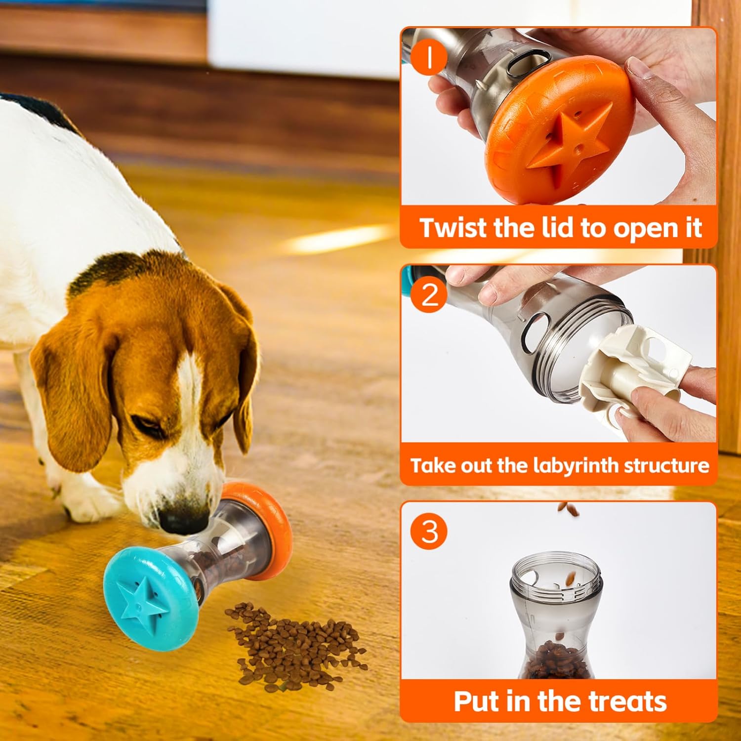 Thumbnail 4 de AUSCAT Dog Treat Dispensing Toy 2PCS