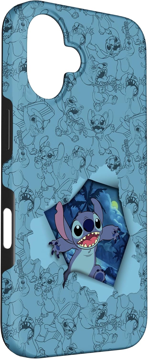 Thumbnail 2 de Coque iPhone 16 Lilo & Stitch Tropical