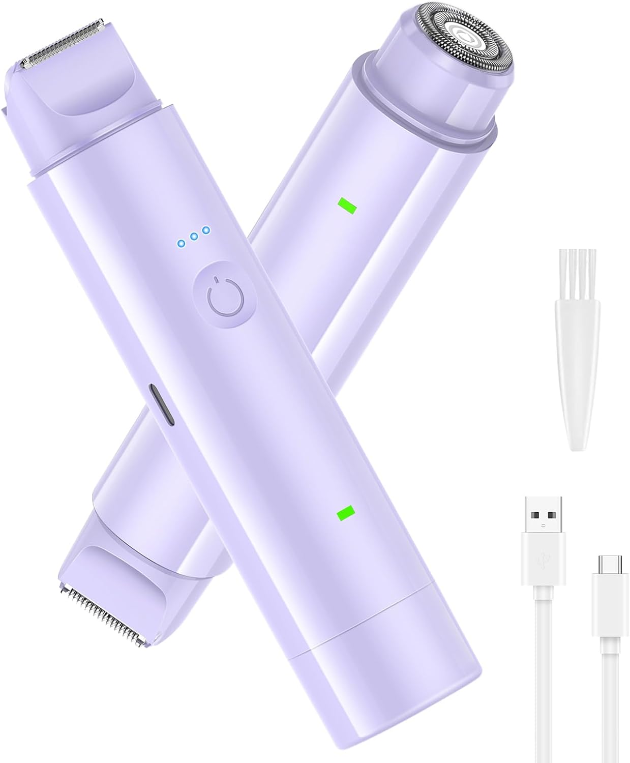 Detalle de Bikini Trimmer Women: 2026 2-in-1 Lady Shaver for Wet & Dry Use
