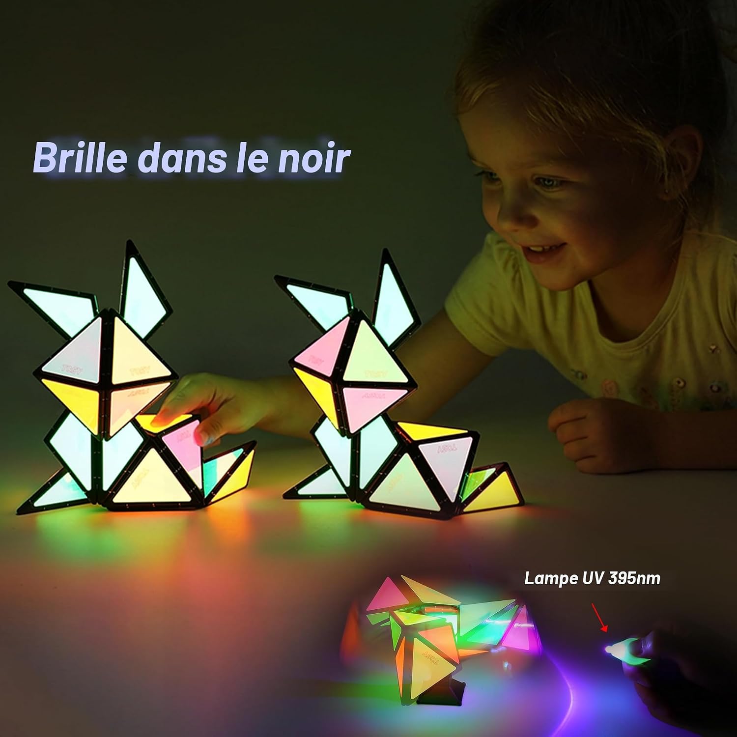 Thumbnail 6 de TOSY Magnet Pyramid Glow – 12 pièces, 243 aimants