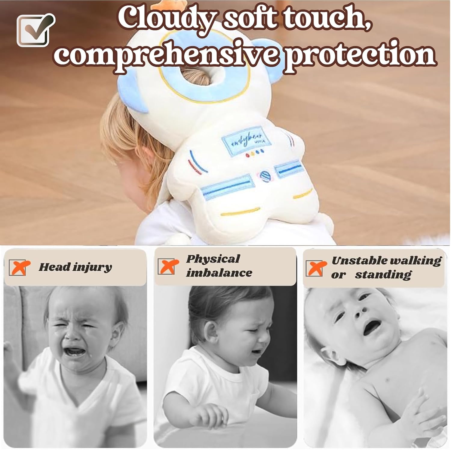 Thumbnail 6 de Bambebe Baby Kopfschutz Astronaut