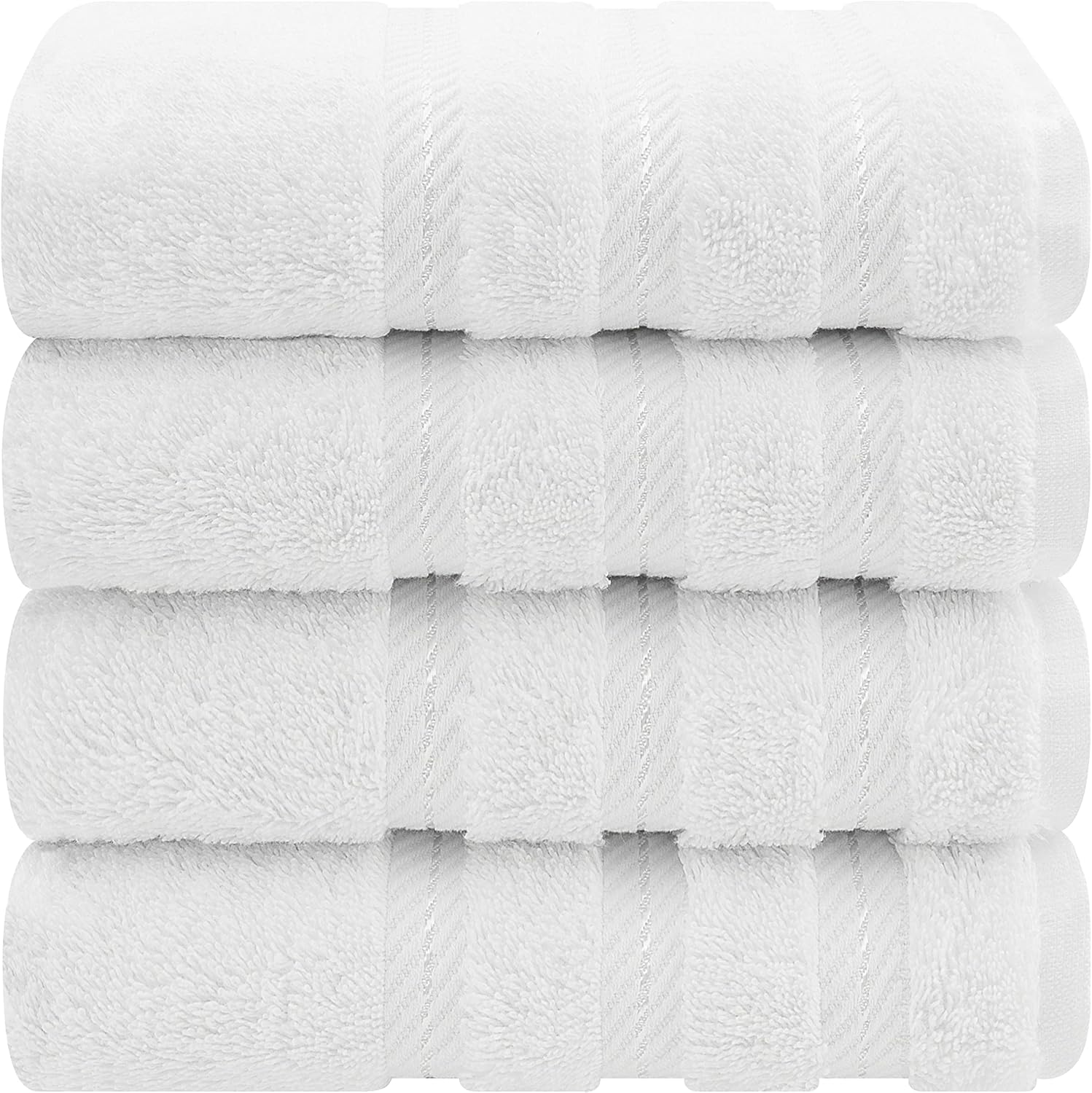 Thumbnail 6 de American Soft Linen 4-Piece Turkish Cotton Hand Towel Set (100% Turkish Cotton, 600 GSM)