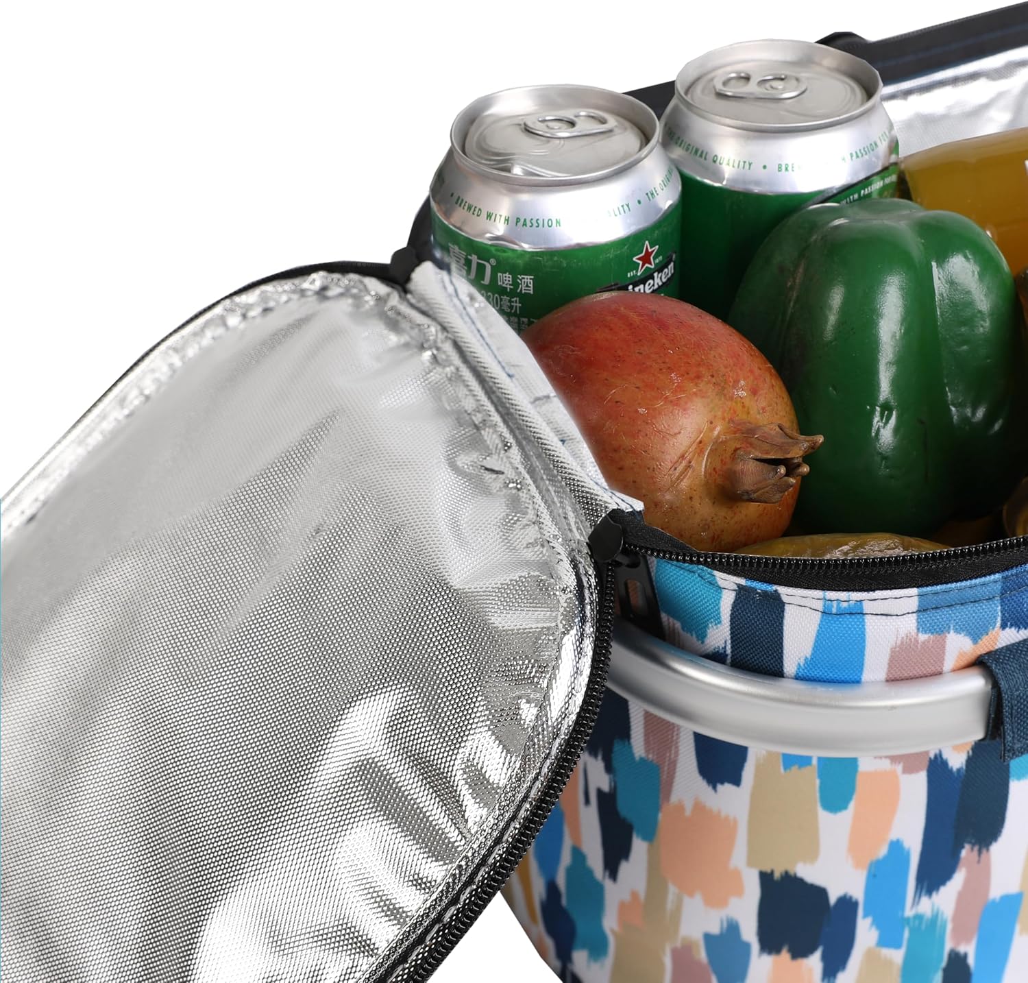 Thumbnail 3 de ALLCAMP faltbare Isoliertasche als Einkaufskorb mit Deckel – Thermokorb für 2 Personen