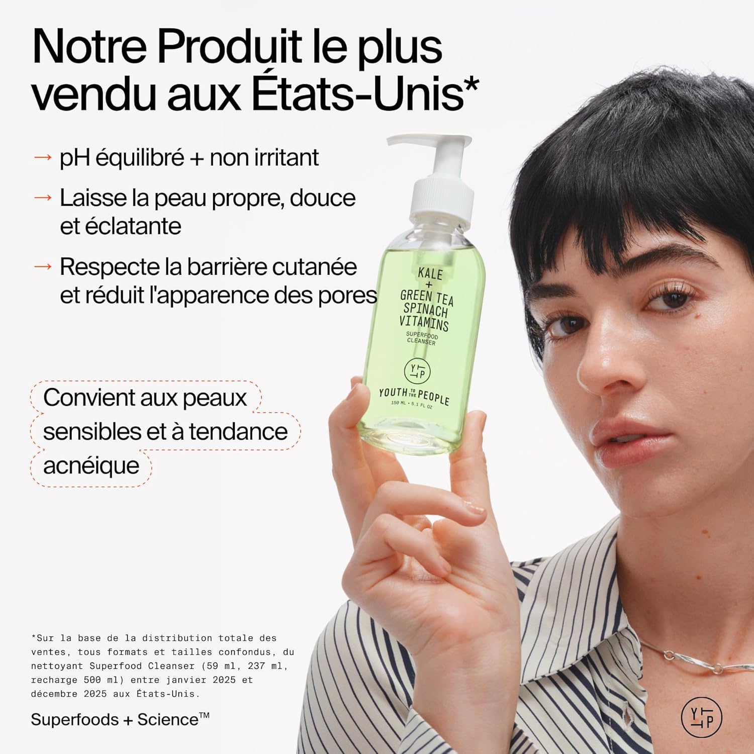 Thumbnail 6 de Youth To The People Superfood Cleanser – Nettoyant Visage pH équilibré au Kale, Thé Vert et Épinards